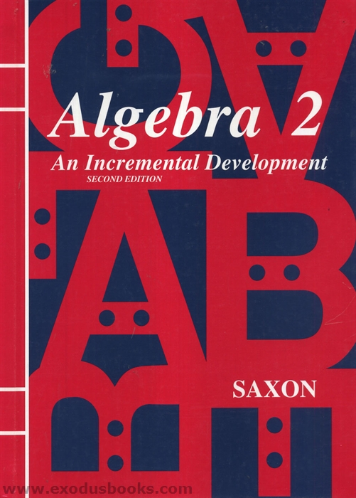 Saxon algebra 2 textbook old exodus books