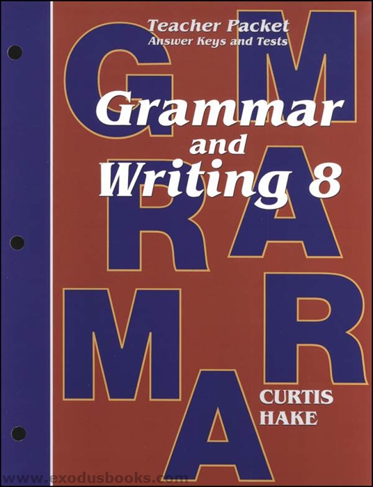 Saxon Grammar And Writing 8 Teacher Edition old Exodus Books Saxon grammar and writing 8 teacher edition old exodus books