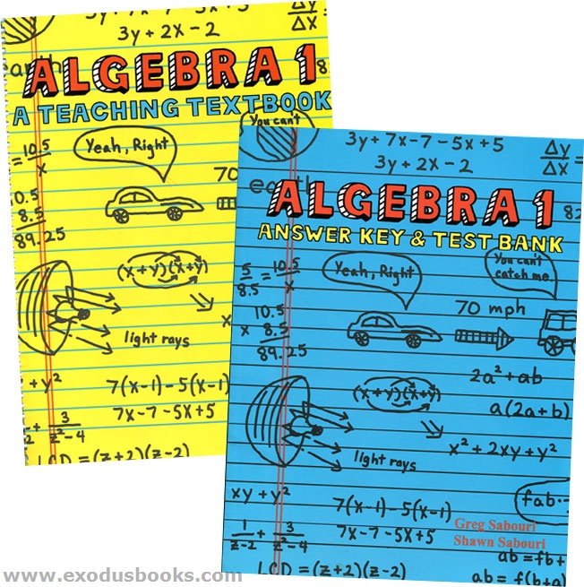 Teaching Textbooks Algebra 1 Textbook & Answer Key (old) Exodus Books