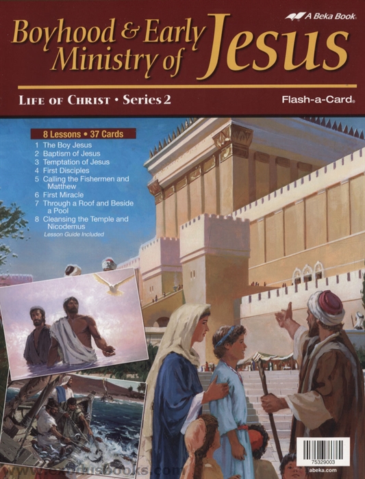 Boyhood &amp; Early Ministry of Jesus Flash-a-Cards - Exodus Books