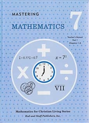 Rod & Staff Math 7 - Teacher's Manual Part 1
