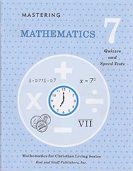 Rod & Staff Math 7 - Quizzes/Speed Tests
