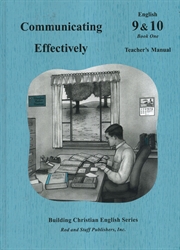 Rod & Staff English 9-10 - Teacher's Manual Book 1