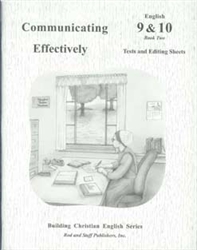 Rod & Staff English 9-10 - Tests/Editing Sheets Book 2