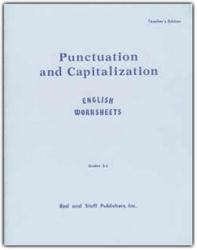 Punctuation and Capitalization I - Teacher's Manual
