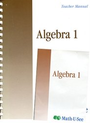 Math-U-See Algebra 1 Teacher Pack (old)