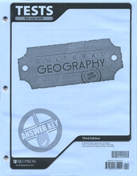 Cultural Geography - Tests Answer Key (really old)