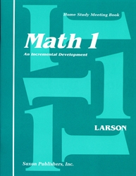 Saxon Math 1 - Home Study Meeting Book