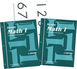 Saxon Math 1 - Student Workbooks and Flashcards
