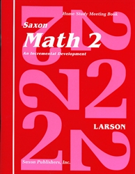 Saxon Math 2 - Home Study Meeting Book