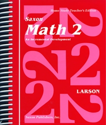 Saxon Math 2 - Home Study Teacher Manual