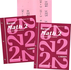 Saxon Math 2 - Student Workbooks and Flashcards