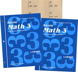 Saxon Math 3 - Student Workbooks and Flashcards