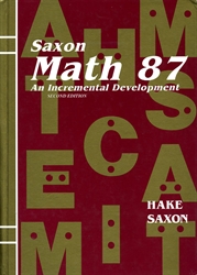 Saxon Math 8/7 - Textbook (old)