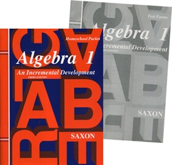 Saxon Algebra 1 - Home Study Packet