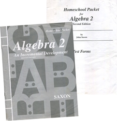 Saxon Algebra 2 - Home Study Packet (old)