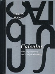 Saxon Calculus - Textbook (old)