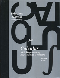 Saxon Calculus - Solutions Manual (old)