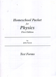 Saxon Physics - Test Forms