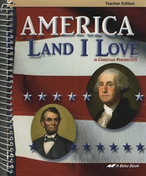 America: Land I Love - Teacher Edition (really old)