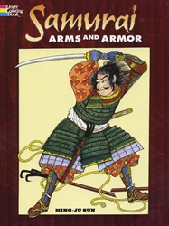 Samurai Arms and Armor - Coloring Book