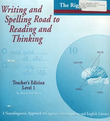 Writing and Spelling Road to Reading and Thinking - Teacher's Edition Level I