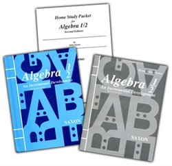 Saxon Algebra 1/2 - Home Study Kit (old)