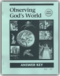 Observing God's World - CLP Answer Key (old)