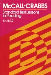 McCall-Crabbs Standard Test Lessons Reading Book D