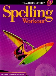 Spelling Workout H - Teacher Edition
