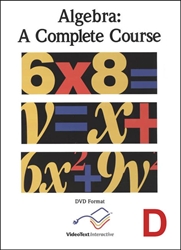 VideoText Algebra: Module D