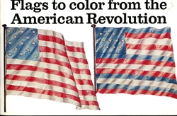 Flags to Color from the American Revolution