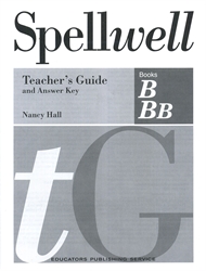 Spellwell B and BB Teacher Guide/Answer Key