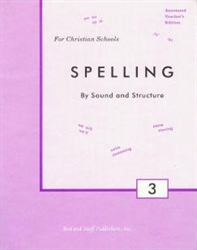 Rod & Staff Spelling 3 - Teacher's Edition
