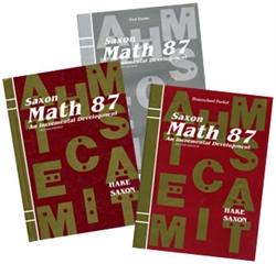 Saxon Math 87 - Home Study Kit (old)