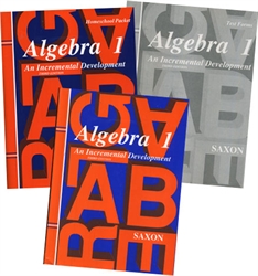 Saxon Algebra 1: Homeschool Kit Third Edition