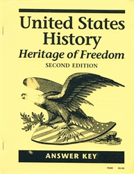 United States History - Answer Key