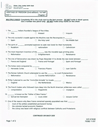 Heritage of Freedom - CLP Tests (old)