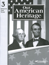 Our American Heritage - Test/Quiz Book (old)