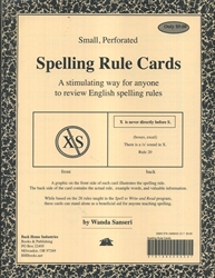 Spelling Rule Cards