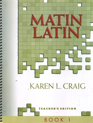 Matin Latin 1 - Teacher Edition