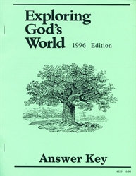 Exploring God's World - CLP Answer Key (old)