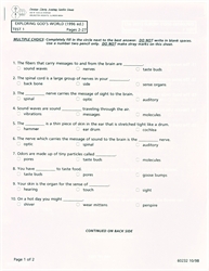 Exploring God's World - CLP Tests (old)