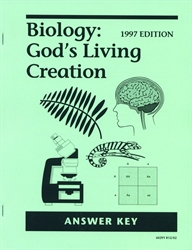 Biology: God's Living Creation - CLP Answer Key (old)