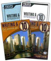 BJU Writing & Grammar 10 - Home School Kit (old)