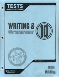 Writing & Grammar 10 - Tests Answer Key (really old)