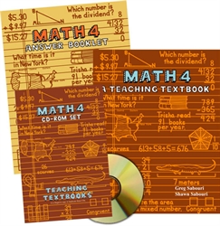 Teaching Textbooks Math 4 - Complete Set