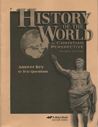 History of the World - Answer Key (old)