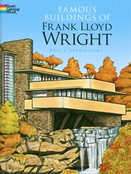 Famous Buildings of Frank Lloyd Wright - Coloring Book