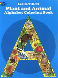 Plant and Animal Alphabet - Coloring Book